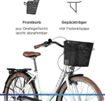 Zündapp Z700 Damenfahrrad 28 Zoll Fahrrad für Damen und Herren ab 150 cm weiß/grün 46 cm – Bild 4
