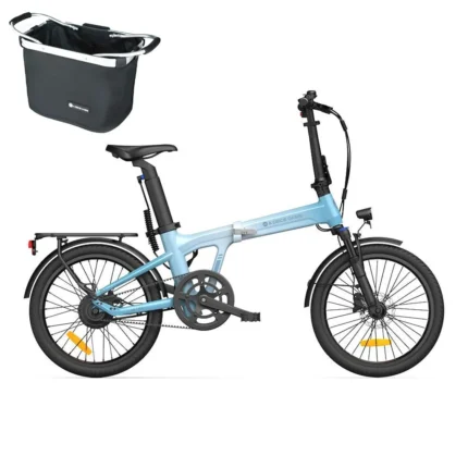 ADO EBike Air20 Ultra Faltbares E-Fahrrad klapprad,bafang motor, 3Gang Riemenantrieb,250W,STVZO